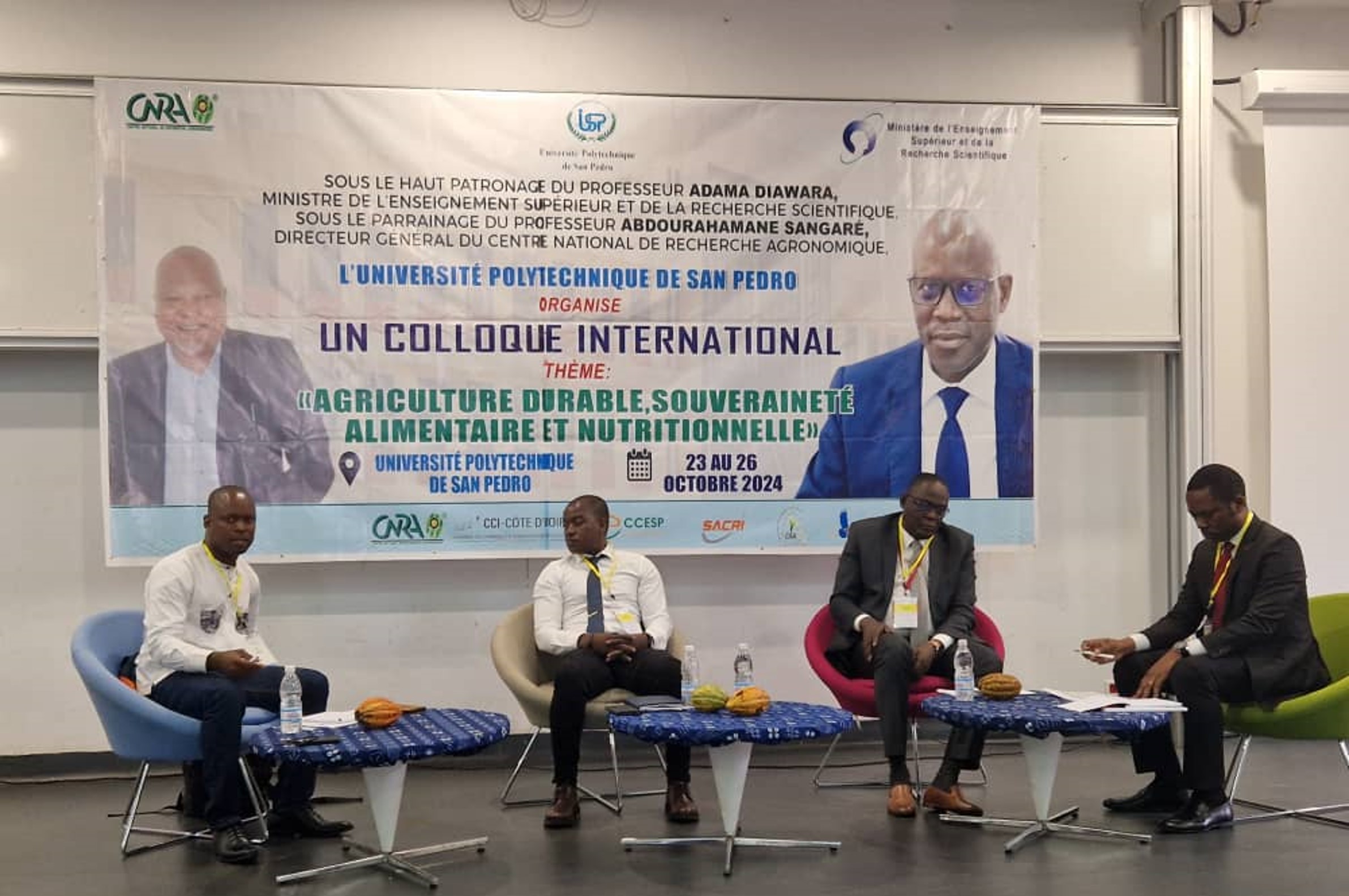 La SOGB participe à la 1ère édition du Colloque International sur l’agriculture durable et la souveraineté alimentaire